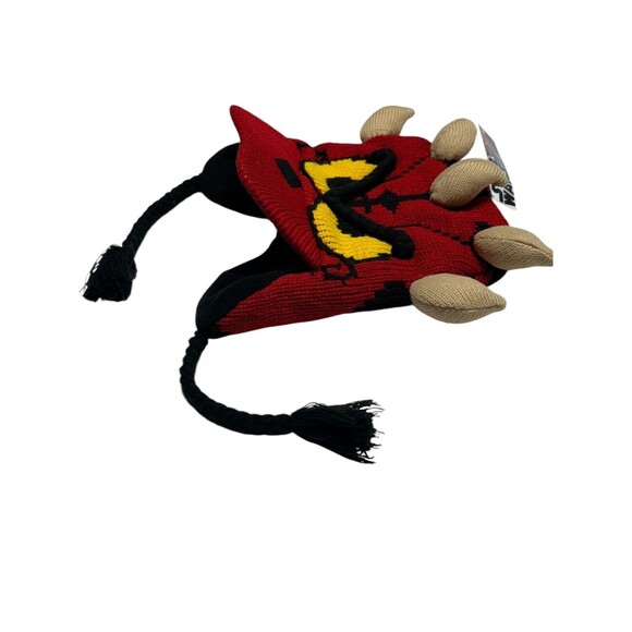 Disney Parks Authentic OG Star Wars Darth Maul Red & Black Beanie Hat One Size - Picture 4 of 10